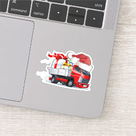 マンガのクリスマストラック シール