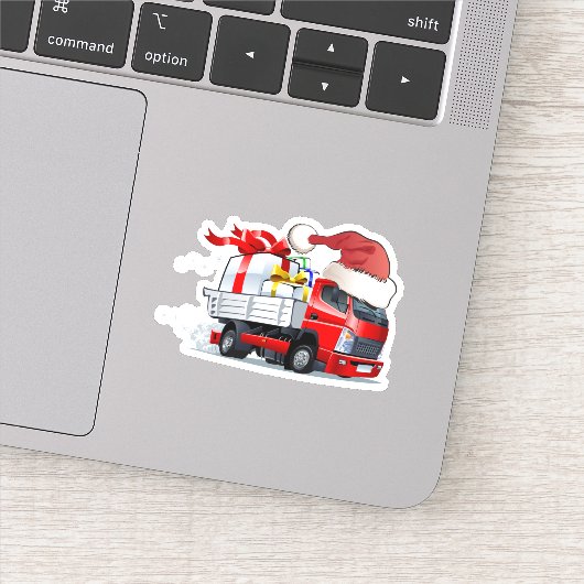 マンガのクリスマストラック シール (詳細)