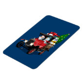 マンガのクリスマストラック マグネット (左側)