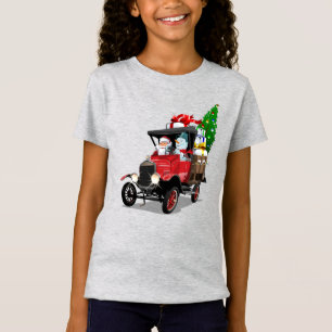 マンガのクリスマストラック Tシャツ