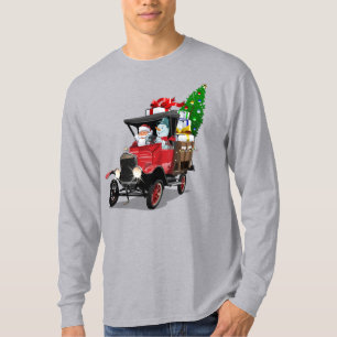 マンガのクリスマストラック Tシャツ