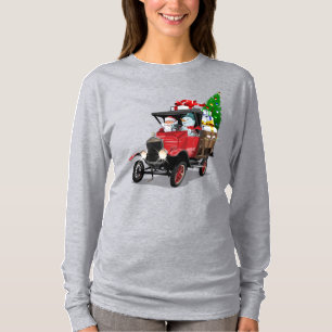 マンガのクリスマストラック Tシャツ