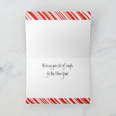 マンガのクリスマスピザとドーナツ シーズンカード (内部)