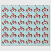 マンガのザリガニ ラッピングペーパー (フラット)