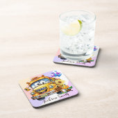 マンガのスクールバスドライバーは安全にパーソナライズされた滞在 コースター (右側)