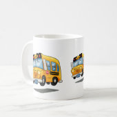 マンガのスクールバス コーヒーマグカップ (正面左)