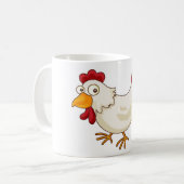 マンガのチキンマグ コーヒーマグカップ (正面左)