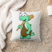 マンガのティラノサウルスレックスのカヴマン。 クッション (ブランケット)