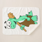 マンガのティラノサウルスレックスのカヴマン。 シェルパブランケット (正面(横))