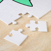 マンガのティラノサウルスレックスのカヴマン。 ジグソーパズル (側面)