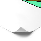 マンガのティラノサウルスレックスのカヴマン。 ポスター (角)