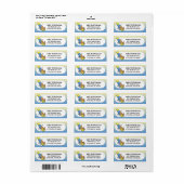 マンガのテーターの機敏性 ラベル (フルシート)