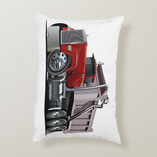 マンガのトラックのアクセント枕 アクセントクッション (裏面(縦))