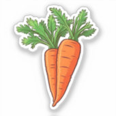 マンガのニンジン シール (正面)