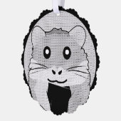 マンガのハムスターの喜び オーナメントカード (左)