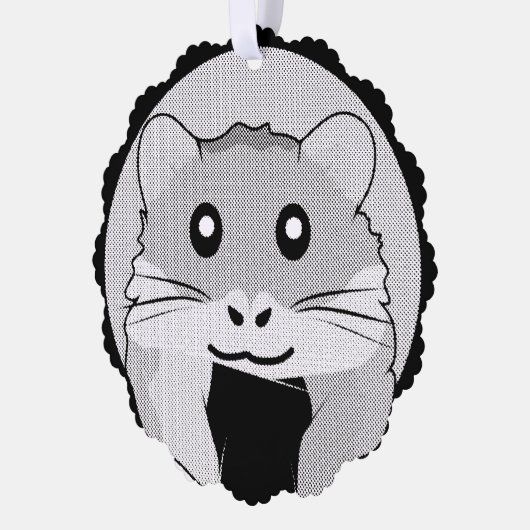 マンガのハムスターの喜び オーナメントカード (左)