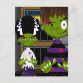 マンガのハロウィーンフランケンシュテインズモンスター ポストカード (正面)