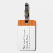 マンガのハーマイオニーとクロックスシャンクス ラゲッジタグ (裏面縦)