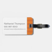 マンガのハーマイオニーとクロックスシャンクス ラゲッジタグ (裏面横)