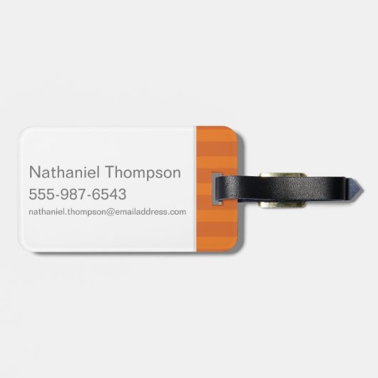 マンガのハーマイオニーとクロックスシャンクス ラゲッジタグ (裏面横)