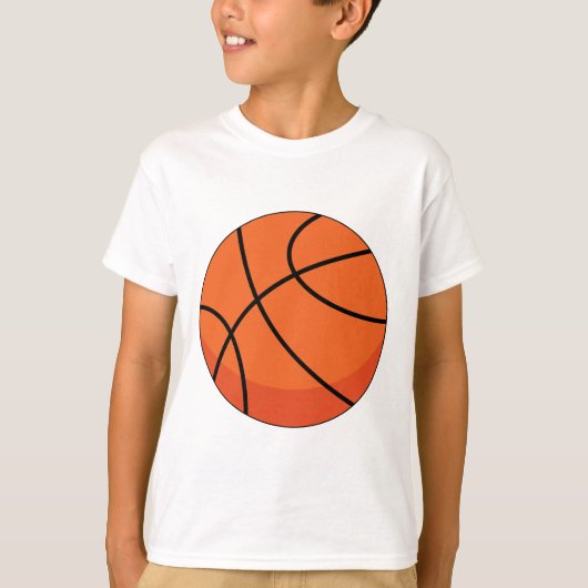 マンガのバスケットボール Tシャツ (正面)