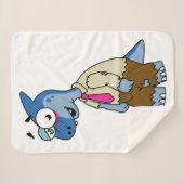 マンガのパラショロフォスがゾンビの格好をした。 シェルパブランケット (正面(横))