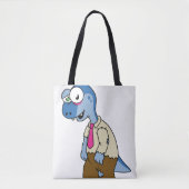 マンガのパラショロフォスがゾンビの格好をした。 トートバッグ (正面)