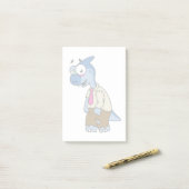 マンガのパラショロフォスがゾンビの格好をした。 ポストイット (デスク上)