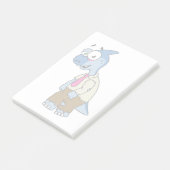 マンガのパラショロフォスがゾンビの格好をした。 ポストイット (アングル)