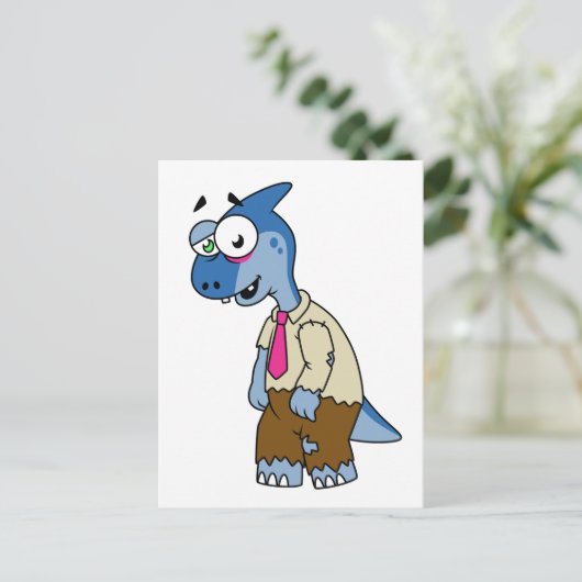 マンガのパラショロフォスがゾンビの格好をした。 ポストカード (スタンド正面)