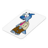 マンガのパラショロフォスがゾンビの格好をした。 マグネット (左側)