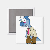 マンガのパラショロフォスがゾンビの格好をした。 マグネット (正面/裏面)