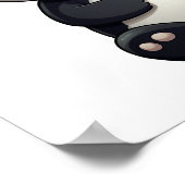 マンガのパンダイラストレーション ポスター (角)