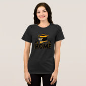 マンガのビーとハニージャー「HOME」 Tシャツ (正面全面)