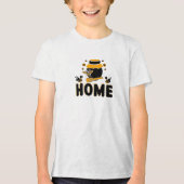 マンガのビーとハニージャー「HOME」 Tシャツ (正面)