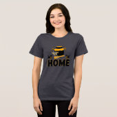 マンガのビーとハニージャー「HOME」 Tシャツ (正面全面)