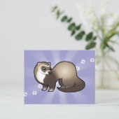 マンガのフェレット ポストカード (スタンド正面)