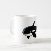 マンガのホエールホワイト11オズクラシックマグ コーヒーマグカップ (正面左)