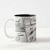 マンガのマグ ツートーンマグカップ (左)