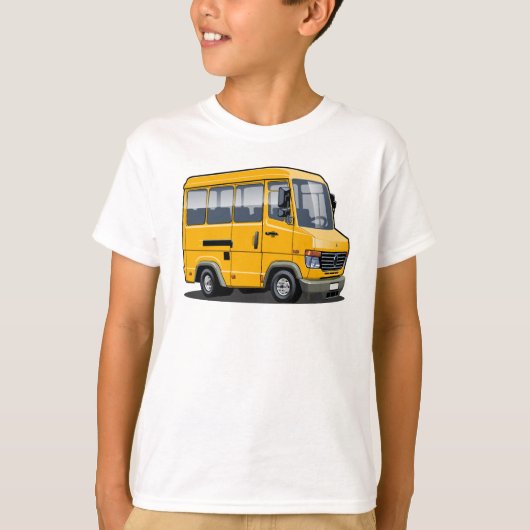 マンガのミニバス Tシャツ (正面)
