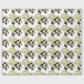 マンガのミルク牛 ラッピングペーパー (フラット)