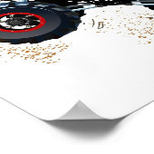 マンガのモンスタートラック ポスター (角)