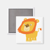 マンガのライオンの磁石 マグネット (正面/裏面)