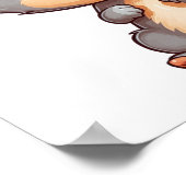 マンガのリスイラストレーション ポスター (角)