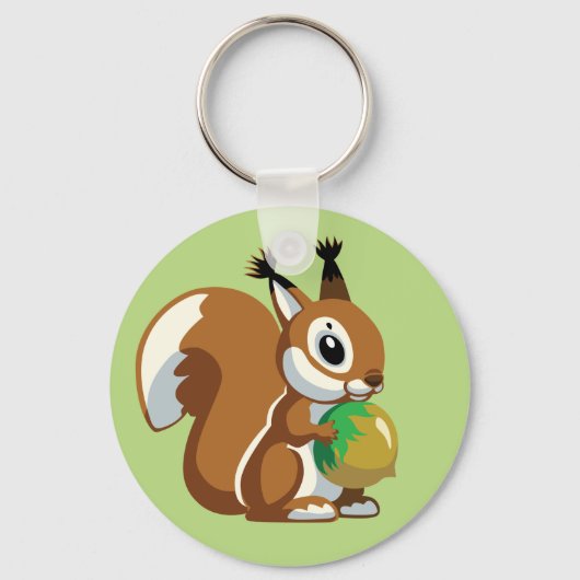 マンガのリス キーホルダー (正面)