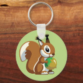 マンガのリス キーホルダー (正面)