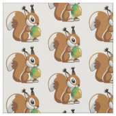 マンガのリス ファブリック (クローズアップ)