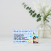 マンガのレディ先生スクール用品 名刺 (スタンド正面)