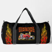 マンガのレトロトラック「ビッグリグ」 ダッフルバッグ (正面)