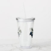 マンガのレトロ飛行機 アクリルタンブラー (左)